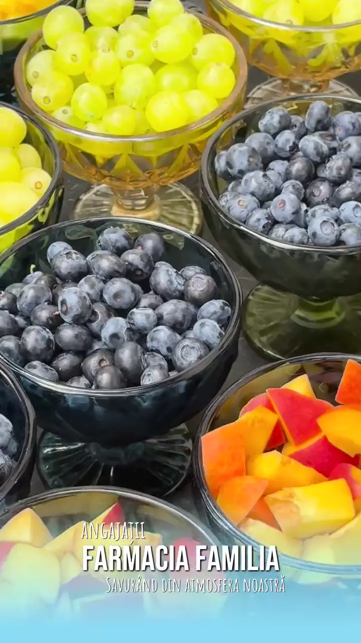 Fruit bar la evenimentul Farmacia Familiei